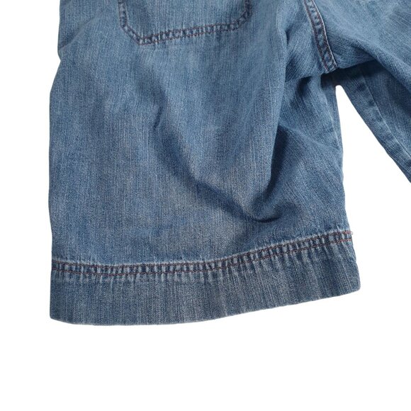 Lee Low On The Waist 32 IN Size 10M Denim Bermuda Jean Shorts Casual Snap Button - Picture 9 of 9